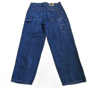 Scorpio Baggy Carpenter Jeans Men Size 38 Blue Denim Grunge Hip Hop Y2K Vintage